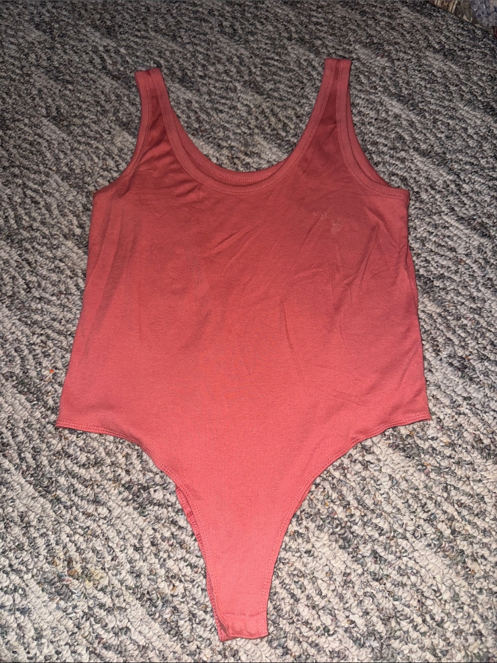a new day Coral Scoop Neck Tank Bodysuit